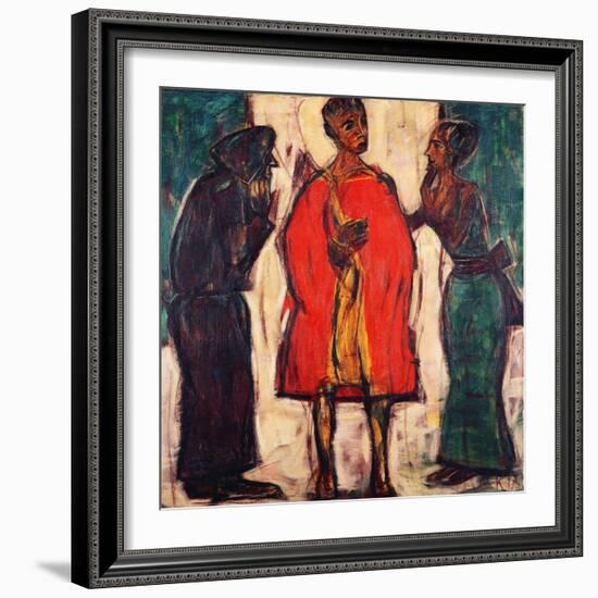 The Parting of the Ways; Am Scheideweg, 1917 (Tempera on Canvas)-Christian Rohlfs-Framed Giclee Print