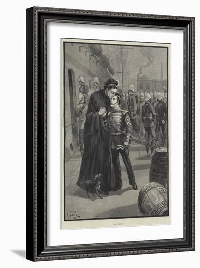 The Parting-Alfred Pearse-Framed Giclee Print