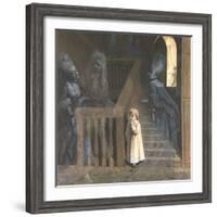The Party on the Stairs-Adelaide Claxton-Framed Giclee Print