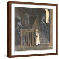 The Party on the Stairs-Adelaide Claxton-Framed Giclee Print