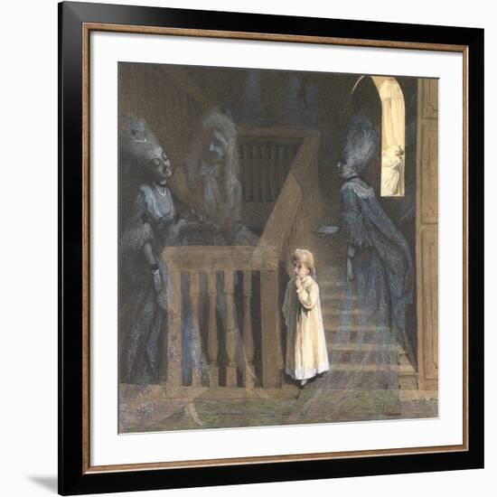The Party on the Stairs-Adelaide Claxton-Framed Giclee Print