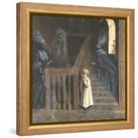 The Party on the Stairs-Adelaide Claxton-Framed Premier Image Canvas