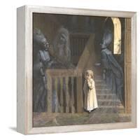 The Party on the Stairs-Adelaide Claxton-Framed Premier Image Canvas
