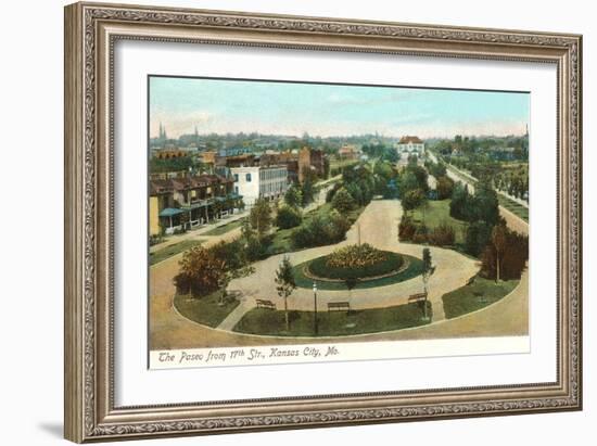 The Paseo, Kansas City, Missouri-null-Framed Art Print