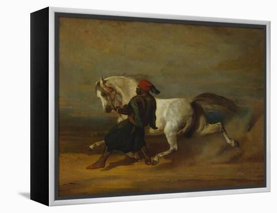 The Pasha's Pride-Alfred De Dreux-Framed Premier Image Canvas