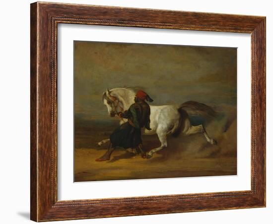 The Pasha's Pride-Alfred De Dreux-Framed Giclee Print