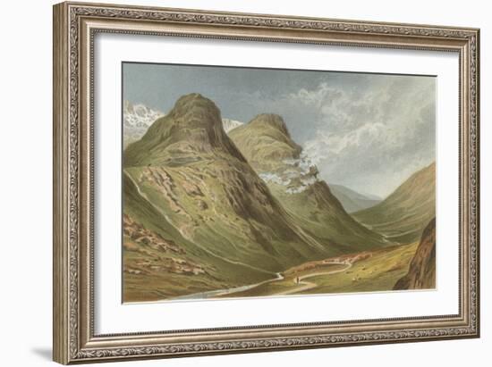 The Pass of Glencoe-English School-Framed Giclee Print