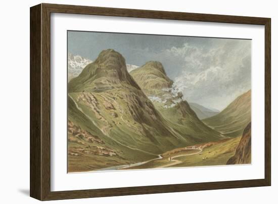 The Pass of Glencoe-English School-Framed Giclee Print