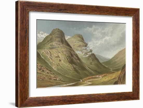 The Pass of Glencoe-English School-Framed Giclee Print