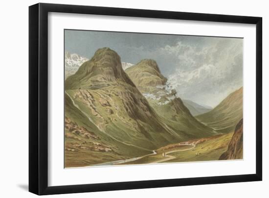 The Pass of Glencoe-English School-Framed Giclee Print