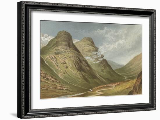 The Pass of Glencoe-English School-Framed Giclee Print