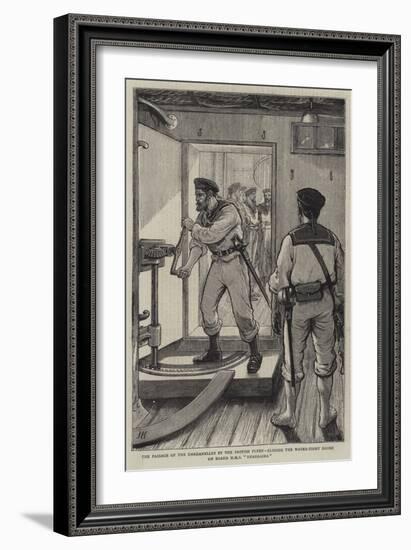 The Passage of the Dardanelles by the British Fleet-Joseph Nash-Framed Giclee Print