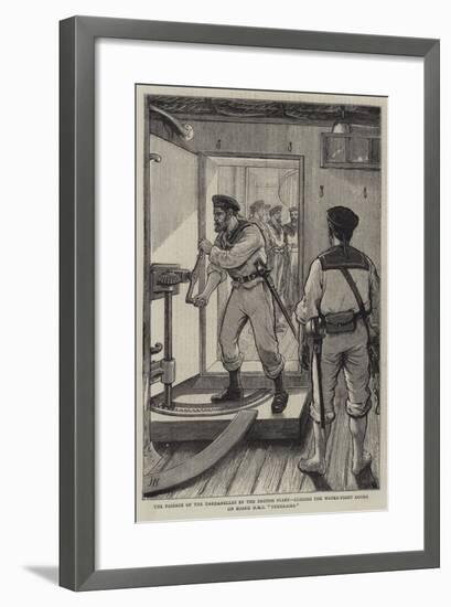 The Passage of the Dardanelles by the British Fleet-Joseph Nash-Framed Giclee Print