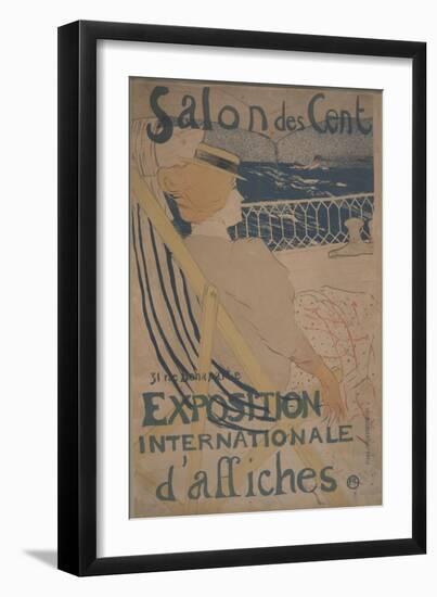 The Passenger in Cabin 54, 1895 (Color Lithograph)-Henri de Toulouse-Lautrec-Framed Giclee Print