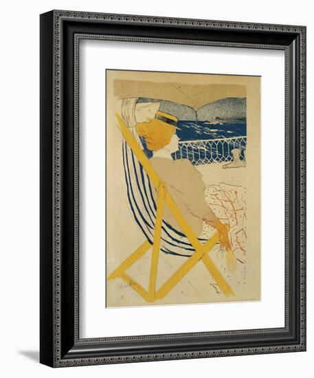 The Passenger in Cabin 54 - Yachting, 1895-Henri de Toulouse-Lautrec-Framed Giclee Print