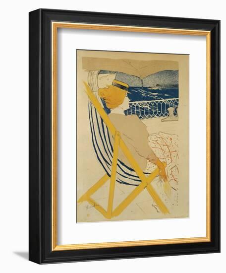 The Passenger in Cabin 54 - Yachting, 1895-Henri de Toulouse-Lautrec-Framed Giclee Print