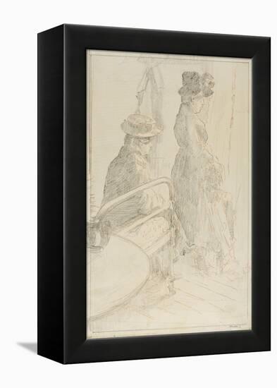 The Passing Funeral, 1912-13-Walter Richard Sickert-Framed Premier Image Canvas