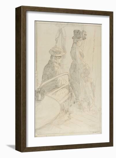 The Passing Funeral, 1912-13-Walter Richard Sickert-Framed Giclee Print