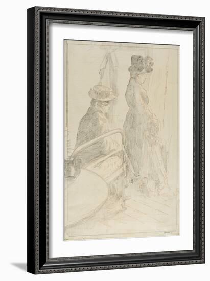 The Passing Funeral, 1912-13-Walter Richard Sickert-Framed Giclee Print