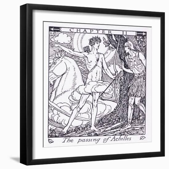 The Passing of Achilles-Herbert Cole-Framed Giclee Print