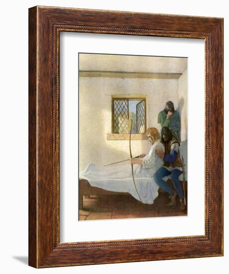 The Passing of Robin Hood-Newell Convers Wyeth-Framed Giclee Print