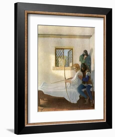 The Passing of Robin Hood-Newell Convers Wyeth-Framed Giclee Print