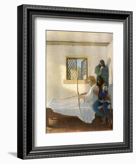 The Passing of Robin Hood-Newell Convers Wyeth-Framed Giclee Print