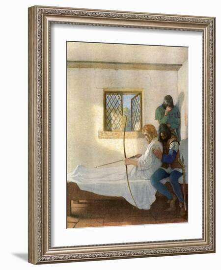 The Passing of Robin Hood-Newell Convers Wyeth-Framed Giclee Print