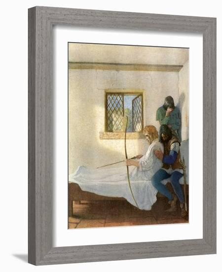 The Passing of Robin Hood-Newell Convers Wyeth-Framed Giclee Print