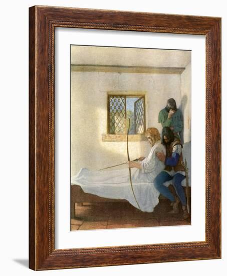 The Passing of Robin Hood-Newell Convers Wyeth-Framed Giclee Print