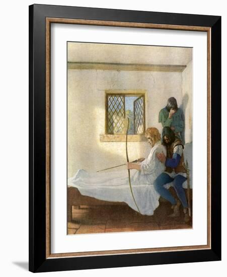 The Passing of Robin Hood-Newell Convers Wyeth-Framed Giclee Print