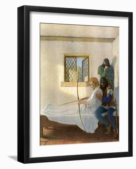 The Passing of Robin Hood-Newell Convers Wyeth-Framed Giclee Print