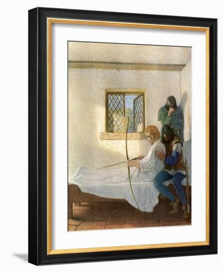 The Passing of Robin Hood-Newell Convers Wyeth-Framed Giclee Print