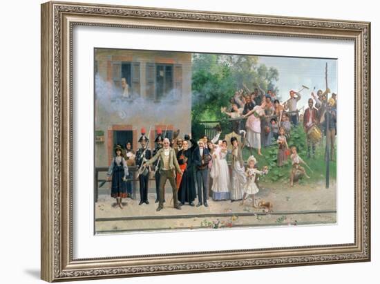 The Passing of the King-Giacomo Mantegazza-Framed Giclee Print