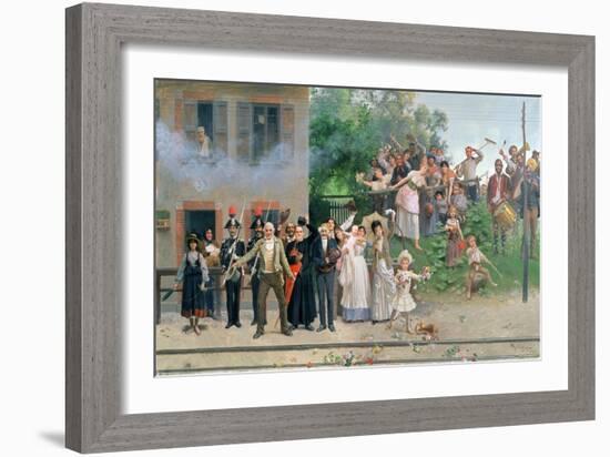 The Passing of the King-Giacomo Mantegazza-Framed Giclee Print