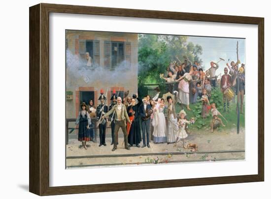 The Passing of the King-Giacomo Mantegazza-Framed Giclee Print