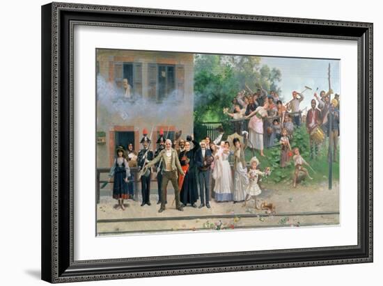 The Passing of the King-Giacomo Mantegazza-Framed Giclee Print