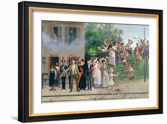 The Passing of the King-Giacomo Mantegazza-Framed Giclee Print