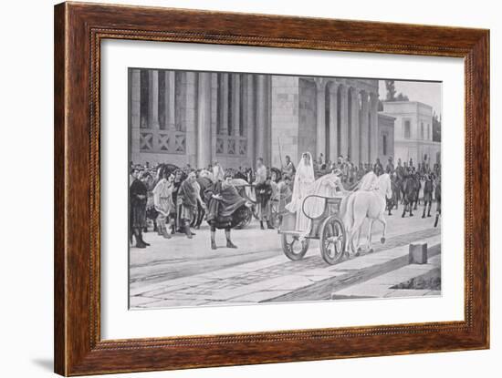 The Passing of the Vestals-Henry Courtney Selous-Framed Giclee Print