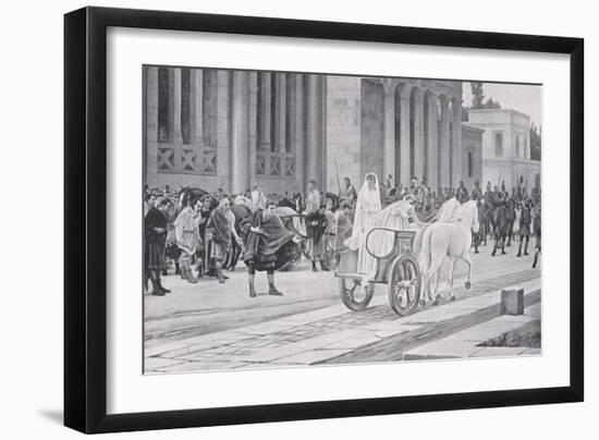 The Passing of the Vestals-Henry Courtney Selous-Framed Giclee Print