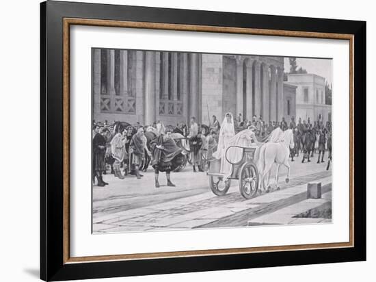 The Passing of the Vestals-Henry Courtney Selous-Framed Giclee Print