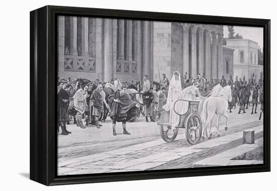 The Passing of the Vestals-Henry Courtney Selous-Framed Premier Image Canvas