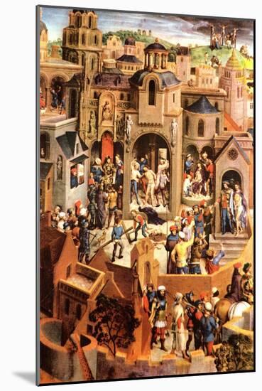 The Passion of Christ-Hans Memling-Mounted Art Print