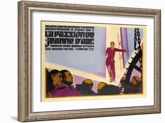 The Passion of Joan of Arc, 1928 (La Passion De Jeanne D'Arc)-null-Framed Giclee Print