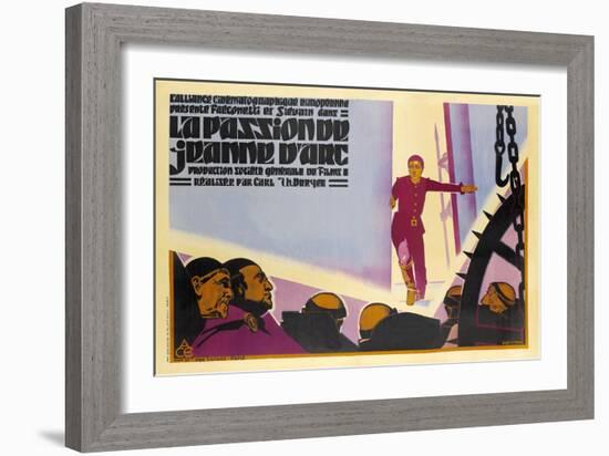 The Passion of Joan of Arc, 1928 (La Passion De Jeanne D'Arc)-null-Framed Giclee Print