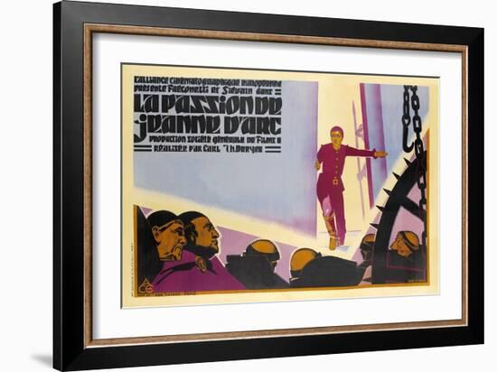 The Passion of Joan of Arc, 1928 (La Passion De Jeanne D'Arc)-null-Framed Giclee Print