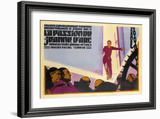 The Passion of Joan of Arc, 1928 (La Passion De Jeanne D'Arc)-null-Framed Giclee Print