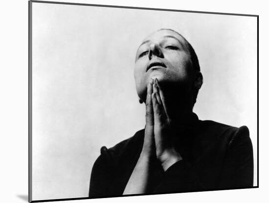 The Passion Of Joan Of Arc, (aka La Passion De Jeanne D'Arc), Maria Falconetti, 1928-null-Mounted Photo