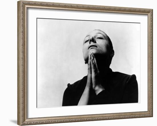 The Passion Of Joan Of Arc, (aka La Passion De Jeanne D'Arc), Maria Falconetti, 1928-null-Framed Photo