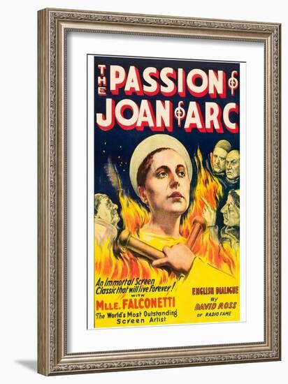 The Passion of Joan of Arc-null-Framed Premium Giclee Print